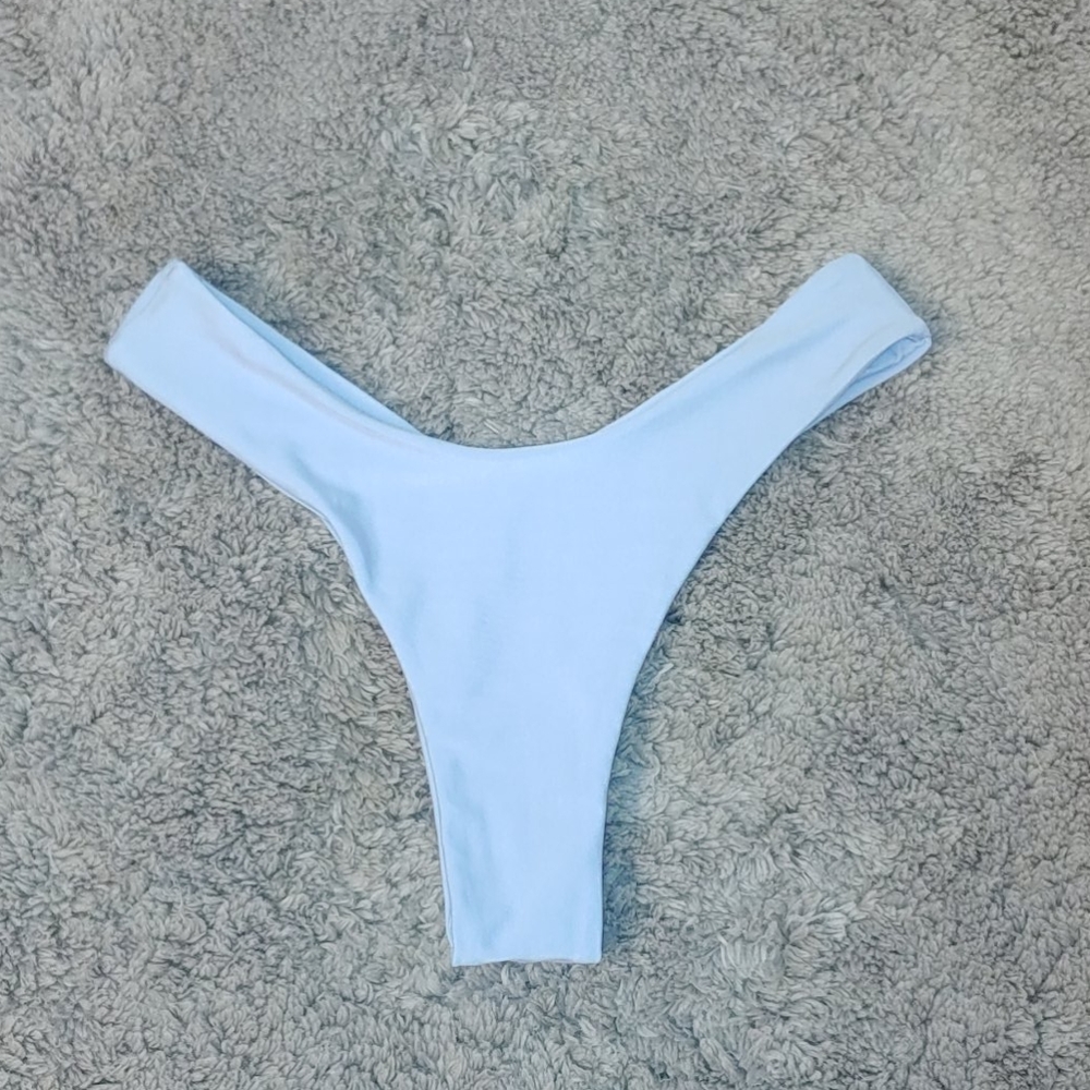 blue bikini bottoms